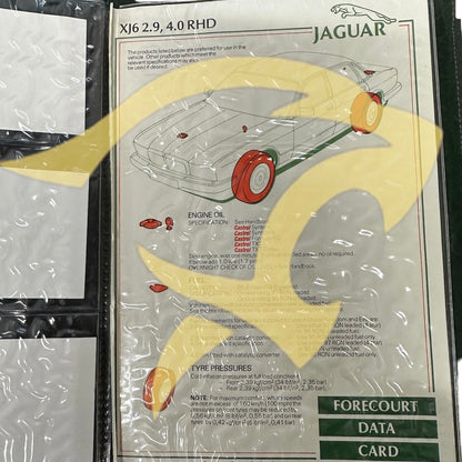 Jaguar XJ40 2.9 / 4.0 RHD Owners Manual