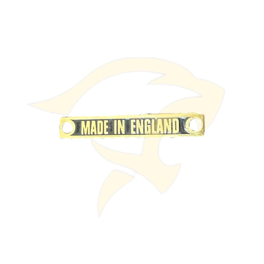 'Made in England' Enamel Plaque - SBS1021