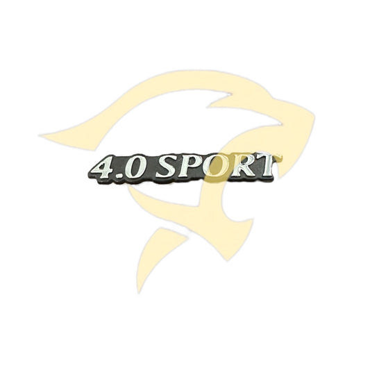 '4.0 SPORT' B / C Post Badge - HNA6092TB