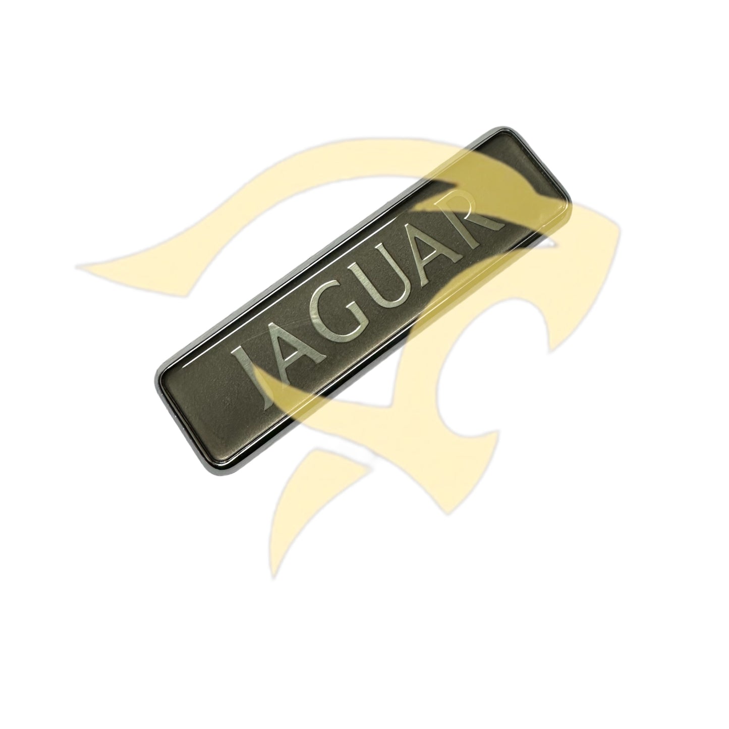 'Jaguar' Grey Boot Lid Badge - BEC10673