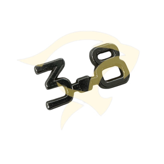 '3.8' Chrome Boot Badge - BD27195