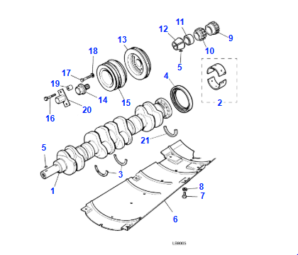 Rope Style Rear Crankshaft Main Oil Seal - C19654