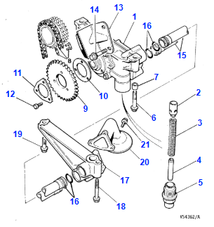 Oil Relief Valve Spring - EAC4380