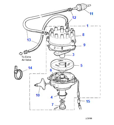 Ignition Distributor Oil Seal O-Ring for V12 - JS407