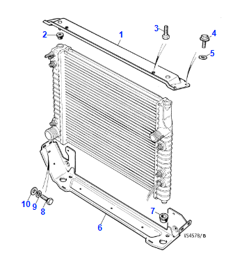 Pair of Radiator Lower Mounting Bush - CBC1789