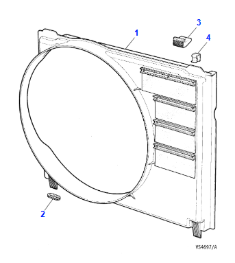 Radiator Fan Cowl Locator - CBC2775