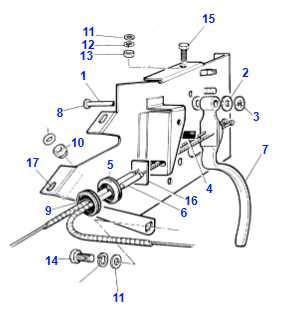 Bonnet Twin Cable Control Grommet - BD33318