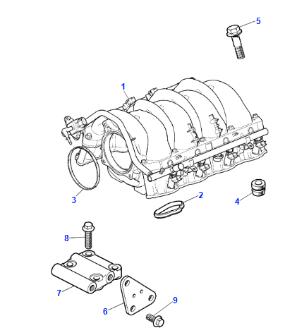 4.0L V8 Inlet Manifold Gasket - NCA3016BB