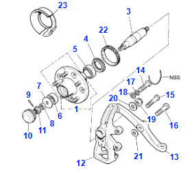 Set of Front Hub Inner Oil Seal - CBC2858