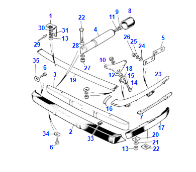 L/H Bumper Reinforcing Bracket - BAC2531